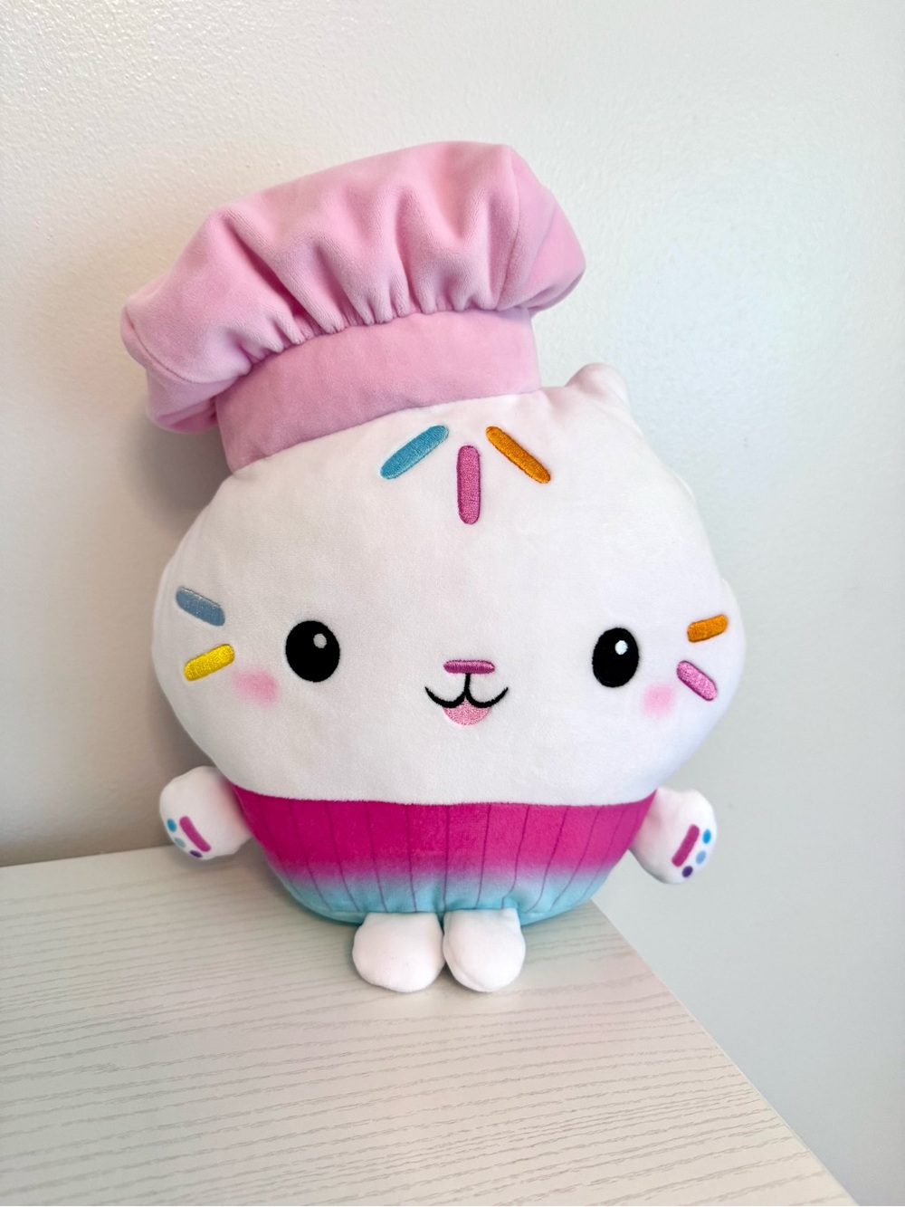 Gabby’s Dollhouse Cakey Cat Huggable Plush Toy, 14 in